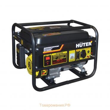 Электрогенератор Huter DY4000L, 3/3.3 кВт, 15 л, 220 В, ручной старт