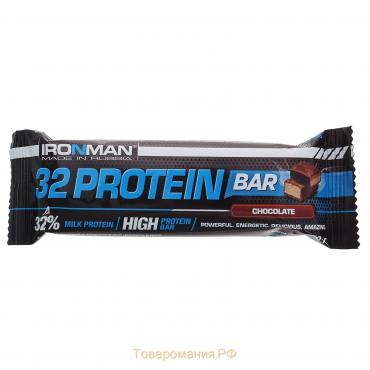Батончик "32 Protein" . 50 г шоколад/тёмная глазурь
