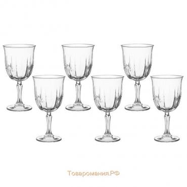 Набор стеклянных бокалов для вина Karat, 270 мл, 6 шт