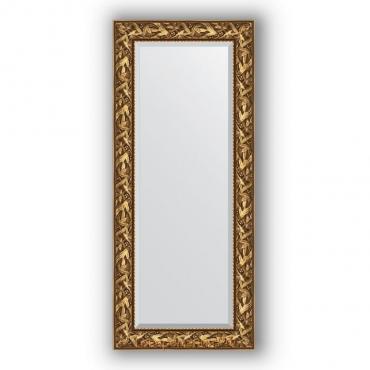Зеркало с фацетом в багетной раме - византия золото 99 мм, 64 х 149 см, Evoform