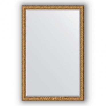 Зеркало с фацетом в багетной раме - медный эльдорадо 73 мм, 114 х 174 см, Evoform