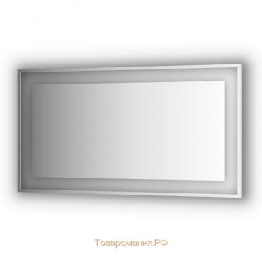Зеркало в багетной раме со встроенным LED-светильником 33,5 Вт, 140x75 см, Evoform