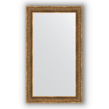 Зеркало в багетной раме - вензель бронзовый 101 мм, 83 х 143 см, Evoform
