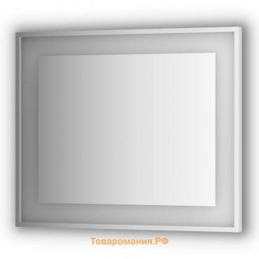 Зеркало в багетной раме со встроенным LED-светильником 24 Вт, 90x75 см, Evoform