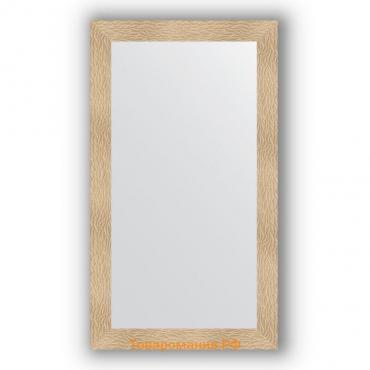 Зеркало в багетной раме - золотые дюны 90 мм, 80 х 140 см, Evoform