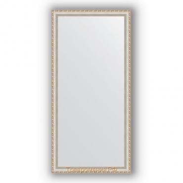 Зеркало в багетной раме - версаль серебро 64 мм, 75 х 155 см, Evoform