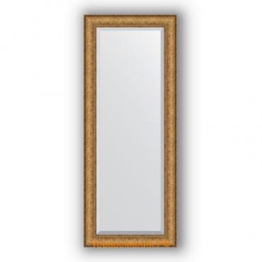 Зеркало с фацетом в багетной раме - медный эльдорадо 73 мм, 54 х 134 см, Evoform