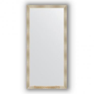 Зеркало в багетной раме - травленое серебро 59 мм, 74 х 154 см, Evoform