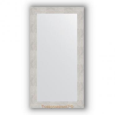Зеркало в багетной раме - серебряный дождь 70 мм, 56 х 106 см, Evoform