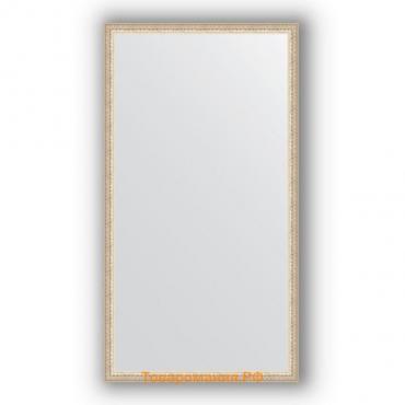 Зеркало в багетной раме - мельхиор 41 мм, 71 х 131 см, Evoform