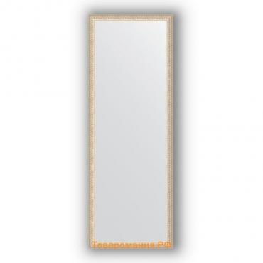 Зеркало в багетной раме - мельхиор 41 мм, 51 х 141 см, Evoform