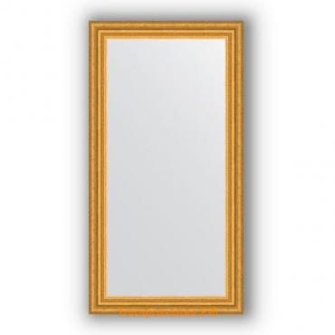 Зеркало в багетной раме - состаренное золото 67 мм, 56 х 106 см, Evoform