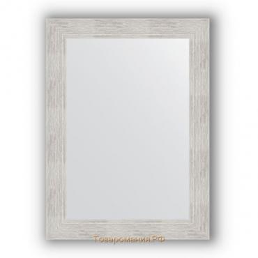 Зеркало в багетной раме - серебряный дождь 70 мм, 56 х 76 см, Evoform
