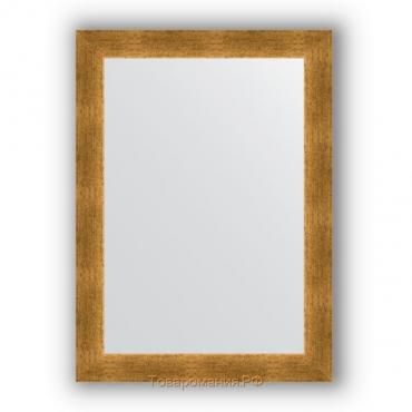 Зеркало в багетной раме - травленое золото 59 мм, 54 х 74 см, Evoform