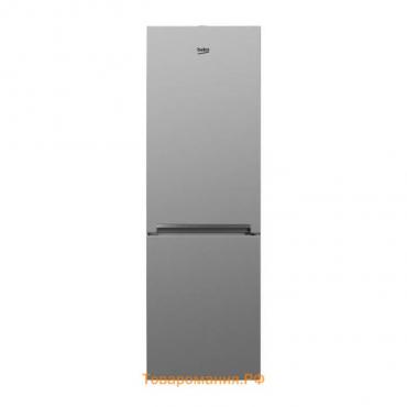 Холодильник Beko RCSK270M20S, двухкамерный, класс А+, 270 л, серебристый