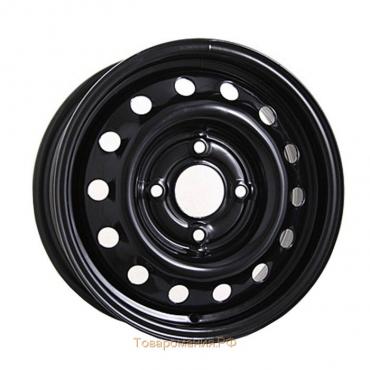 Диск штампованный MEFRO 6.0x15 4x100 ET50 d60,1 чёрный [LD515001B]