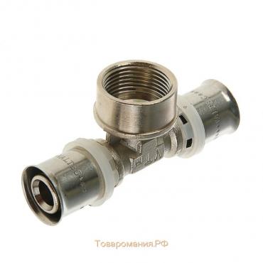 Тройник-пресс Valtec, 20 мм x 3/4" внутренняя резьба x 20 мм