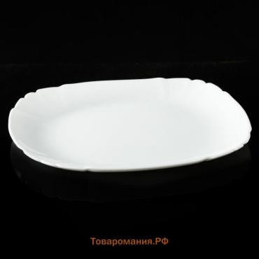 Десертная тарелка Luminarc Lotusia, 21 см, стеклокерамика, белая