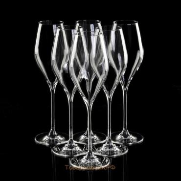 Набор бокалов для вина Swan, 320 мл, хрустальное стекло, 6 шт