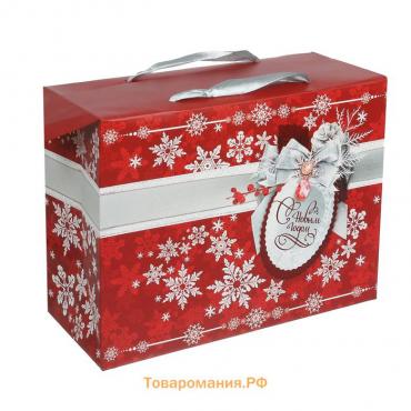 Пакет‒коробка «С Новым годом!», 23 х 18 х 11 см, Новый год
