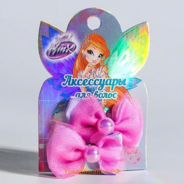 Заколка-бант «Фея Блум», 2 шт, WINX, сиреневые