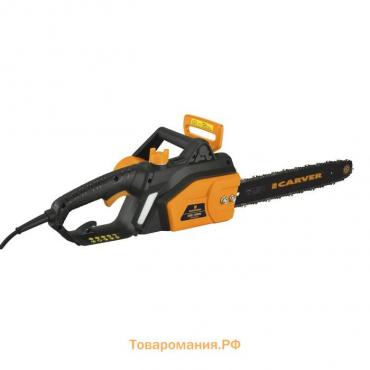 Пила цепная CARVER RSE- 1800М, 1800 Вт, 8000 об/мин, шина 14", паз 1.3 мм, шаг 3/8", 0.35 м