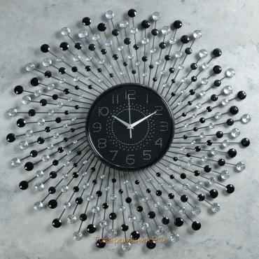 Часы настенные интерьерные большие "Аласса", бесшумные, d-68 см, циферблат 22 см