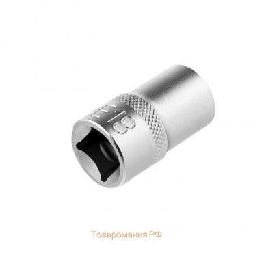 Головка торцевая Stels 13873, Е18, CrV, 1/2"