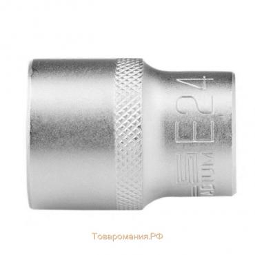 Головка торцевая Stels 13876, Е24, CrV, 1/2"