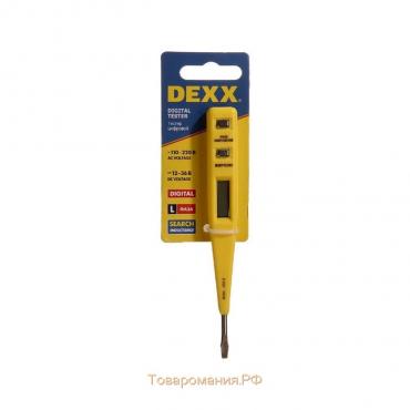 Тестер напряжения DEXX, 12-220 В, 130 мм