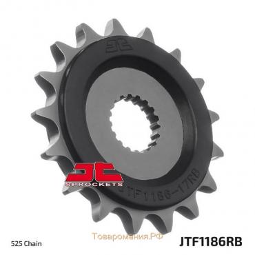 Звезда передняя ведущая с демпфером JTF1186RB, цепь 525, 16 зубьев