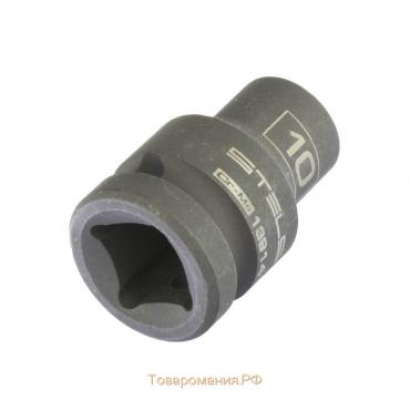 Головка ударная Stels 13914, 10 мм, 1/2", CrMo, шестигранная