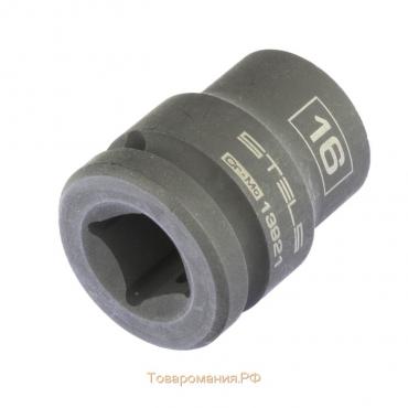 Головка ударная Stels 13921, 16 мм, 1/2", CrMo, шестигранная