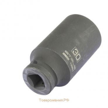 Головка ударная Stels 13951, 30 мм, 1/2", CrMo, шестигранная, удлиненная