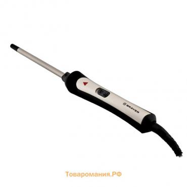 Плойка BRAYER 3202BR, 25 Вт, керамическое покрытие, d=9 мм, 210°C, чёрно-серебристая