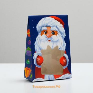 Коробка складная «Дед Мороз!», 15 х 7 х 22 см, Новый год