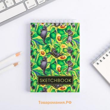 Скетчбук Sketchbook avocado А6, 80 л, 100 г/м