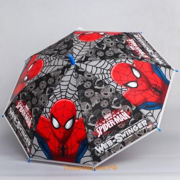 Зонт детский, Ø 87 см, 8 спиц, Человек-паук