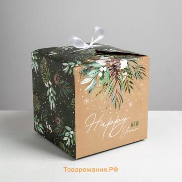 Складная коробка «Волшебство», 18 х 18 х 18 см, Новый год