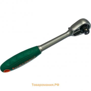 Трещотка Jonnesway R3603, 198 мм, 48 зубцов, 3/8", пластиковая рукоятка