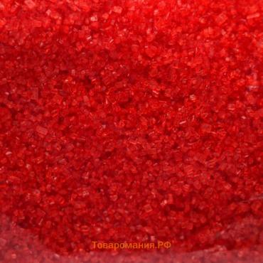 Посыпка кондитерская декоративная "Сахар цветной", красный, 50 г