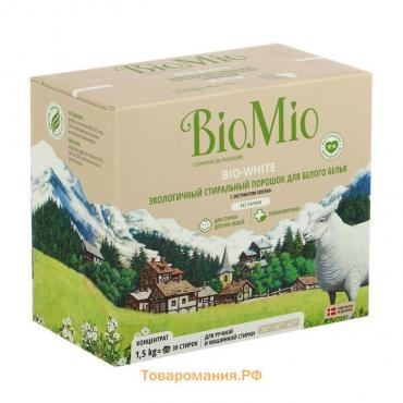 Стиральный порошок для белого белья BioMio BIO-WHITE, 1.5 кг