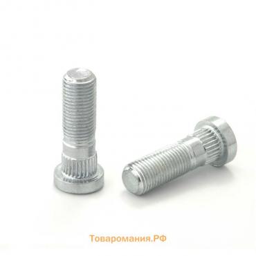 Шпилька M12x1,25, 49/26, Шлицы D14.4, цинк