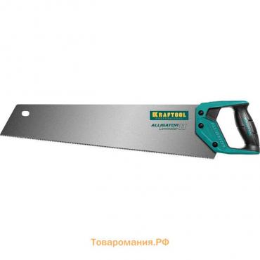 Ножовка по ламинату KRAFTOOL Alligator LAMINATOR 15207, 500 мм, 11 TPI 3D зуб