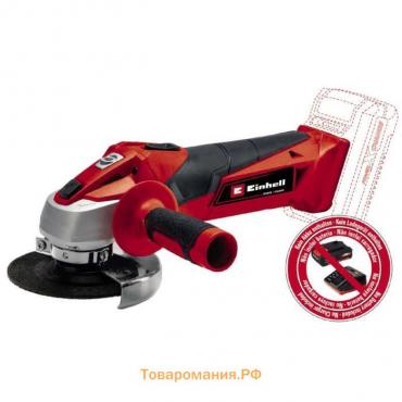 Угловая шлифмашина акк. Einhell PXC TC-AG 18/115 Li-Solo, 18 В, 115х22.2 мм, БЕЗ АКБ/ЗУ