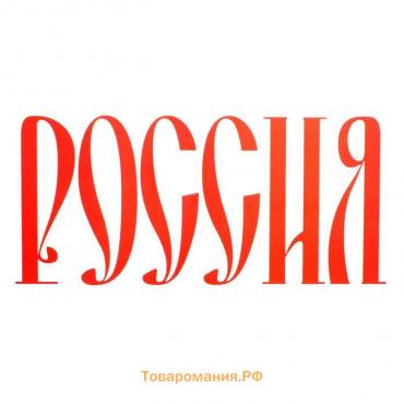 Термотрансфер «Россия», набор 10 шт., 40 × 18 см