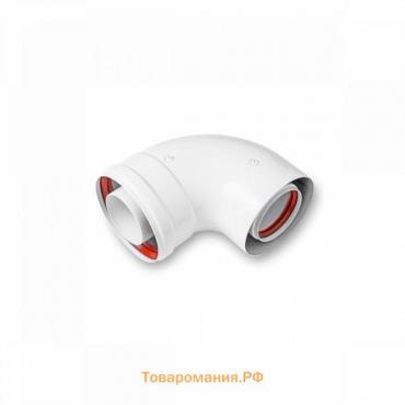 Колено COAXIAL УНИВЕРСАЛ, коаксиальный, d=60/100 мм