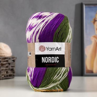 Пряжа "Nordic" 20% шерсть, 80% акрил 510м/150гр (666)