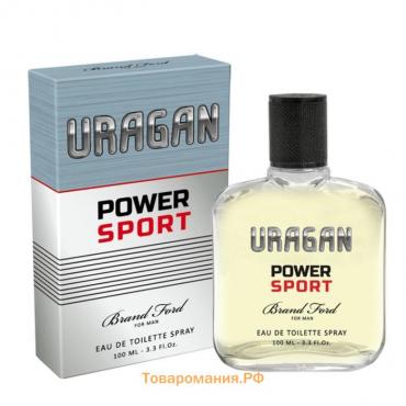 Туалетная вода мужская Uragan Power Sport, 100 мл (по мотивам Allure Homme Sport (Chanel)