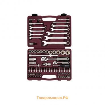 Набор инструментов UTS0082 Thorvik 52060, универсальный, 1/4", 1/2"DR, 82 предмета